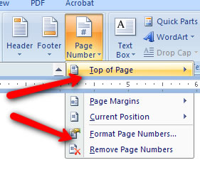 MS Word Toolbar