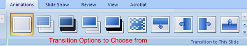 All Transition Options to Choose From/></span></td>
        </tr>
        <tr>
          <td height=